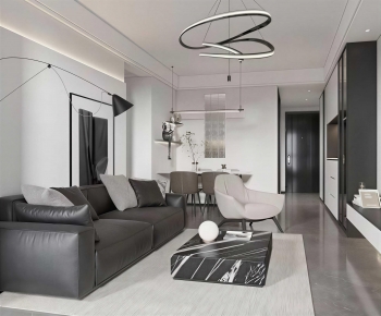 Modern A Living Room-ID:896626954