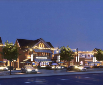 European Style Commercial Street-ID:444885974