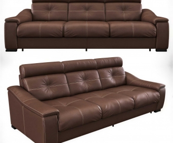 Modern Three-seat Sofa-ID:492928034