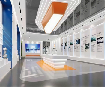 Modern Exhibition Hall-ID:738728053