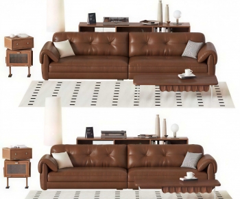 Retro Style Multi Person Sofa-ID:331768994