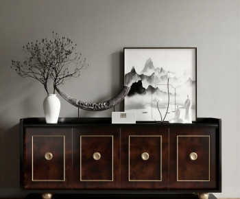 New Chinese Style Side Cabinet-ID:281652935