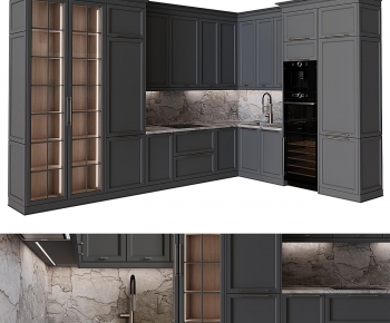 Simple European Style Kitchen Cabinet-ID:330161095