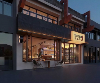 Modern Facade Element-ID:814368014