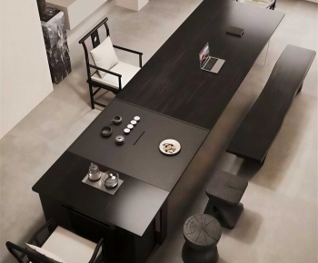 New Chinese Style Tea Tables And Chairs-ID:578510844