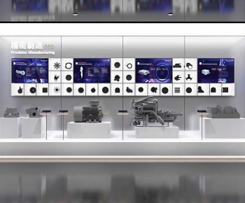 Modern Exhibition Hall-ID:591475018