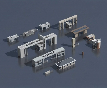 Modern Facade Element-ID:172019962