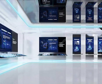 Modern Exhibition Hall-ID:772099584