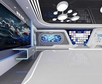 Modern Exhibition Hall-ID:638809223