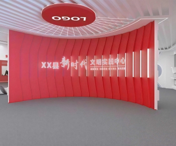 Modern Exhibition Hall-ID:492671018