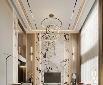 Modern A Living Room-ID:487850901