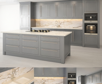 American Style Kitchen Cabinet-ID:284995085