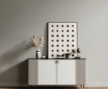 New Chinese Style Side Cabinet-ID:588620907