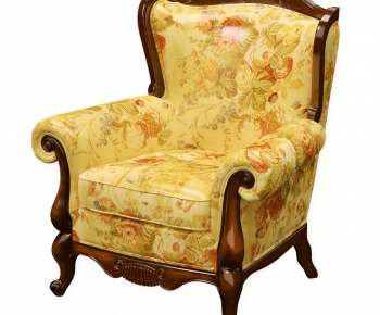 European Style Single Sofa-ID:350447893