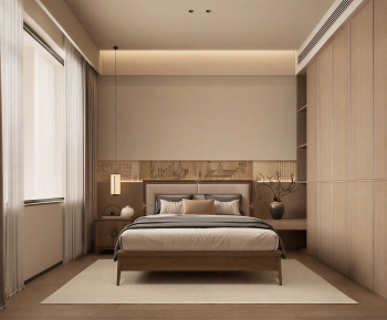 New Chinese Style Bedroom-ID:922238849