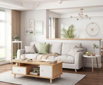 Modern A Living Room-ID:429380896