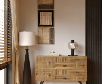 Wabi-sabi Style Side Cabinet-ID:100319479