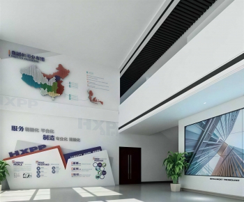 Modern Exhibition Hall-ID:726703883