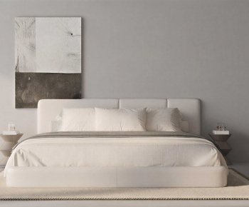 Modern Double Bed-ID:562509062