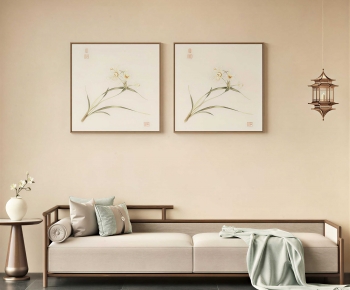 New Chinese Style A Sofa For Two-ID:422533048