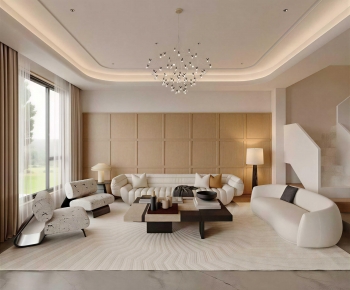 Modern A Living Room-ID:359107974