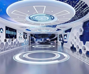 Modern Exhibition Hall-ID:733400117