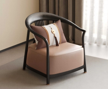 New Chinese Style Single Sofa-ID:618753912