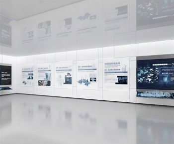 Modern Exhibition Hall-ID:572068937