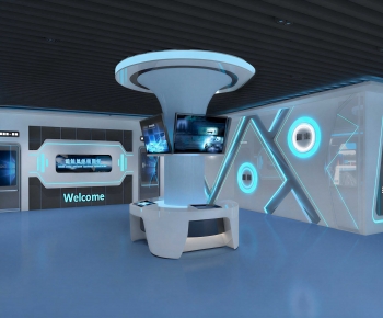 Modern Exhibition Hall-ID:359596978