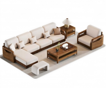 New Chinese Style Sofa Combination-ID:272394902