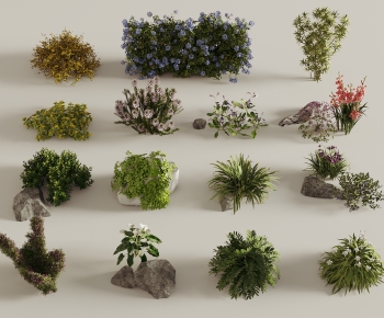 Modern Flowers And Grass-ID:511350646