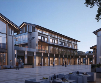 New Chinese Style Appearance Of Commercial Building-ID:856988914