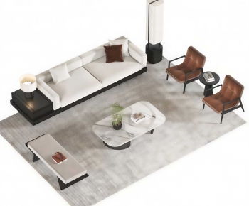 New Chinese Style Sofa Combination-ID:185700899