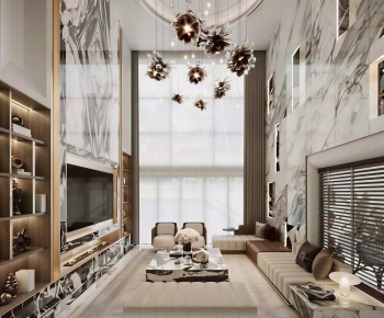 Modern A Living Room-ID:627041104