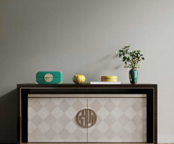 New Chinese Style Side Cabinet-ID:564719923