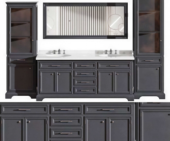 European Style Bathroom Cabinet-ID:946400275