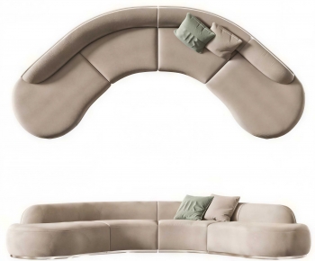 Modern Curved Sofa-ID:936336993