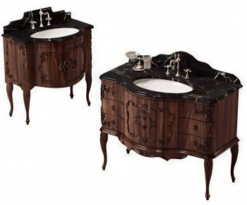 European Style Bathroom Cabinet-ID:403338917