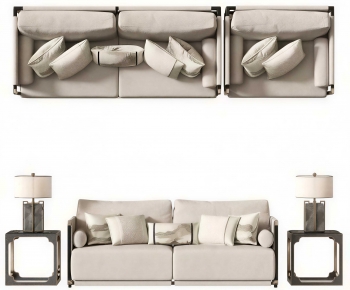 New Chinese Style A Sofa For Two-ID:936459061