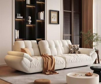 Modern Three-seat Sofa-ID:447609473