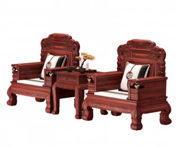 Chinese Style Single Sofa-ID:943892963