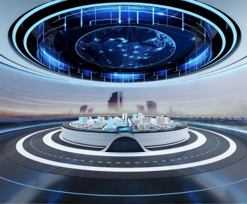 Modern Exhibition Hall-ID:986831283