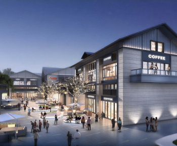 Modern Commercial Street-ID:827874906