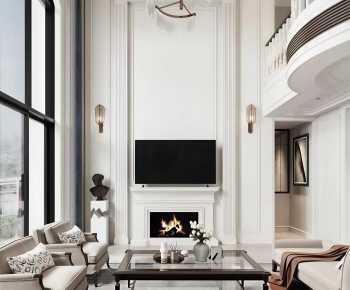 Modern A Living Room-ID:501663928