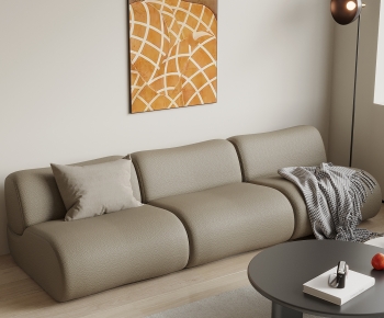 Modern Three-seat Sofa-ID:197923902