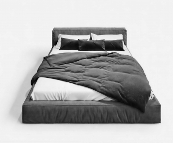 Modern Double Bed-ID:130635988