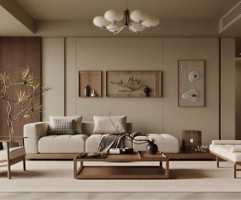 Modern A Living Room-ID:268600087