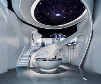 Modern Exhibition Hall-ID:341060236