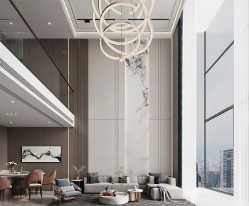 Modern A Living Room-ID:678930364