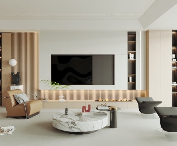 Modern A Living Room-ID:987389098